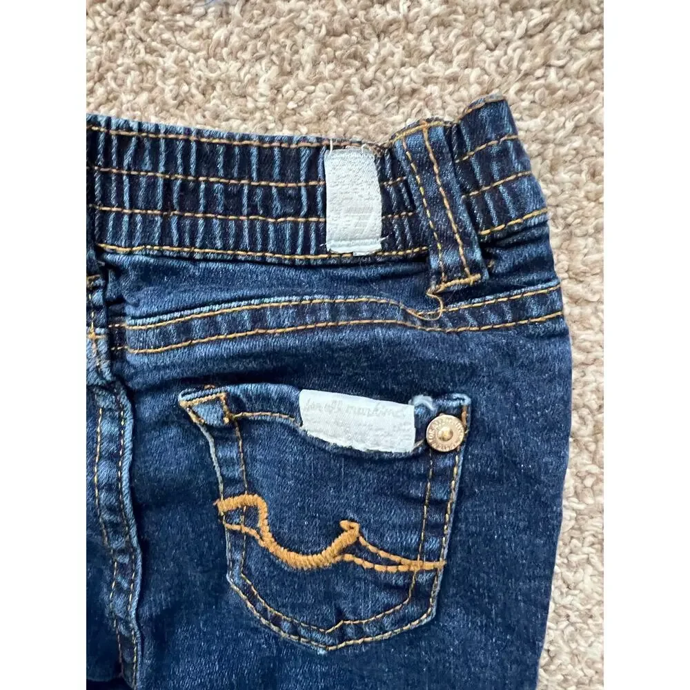 7 For All‎ Mankind Toddler Skinny Jeans Dark Wash Denim 18M